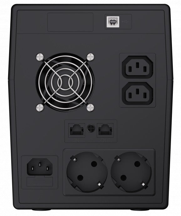 Green Cell UPS09 alimentation d'énergie non interruptible Interactivité de ligne 3 kVA 1400 W 5 sortie(s) CA