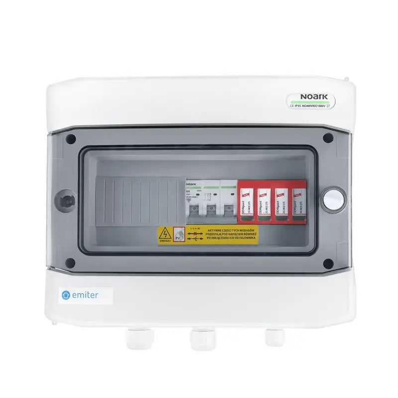 EMITER EM-111_AC Tableau de distribution AC, IP65, SPD AC Dehn type 2, disjoncteur 32A 3-F