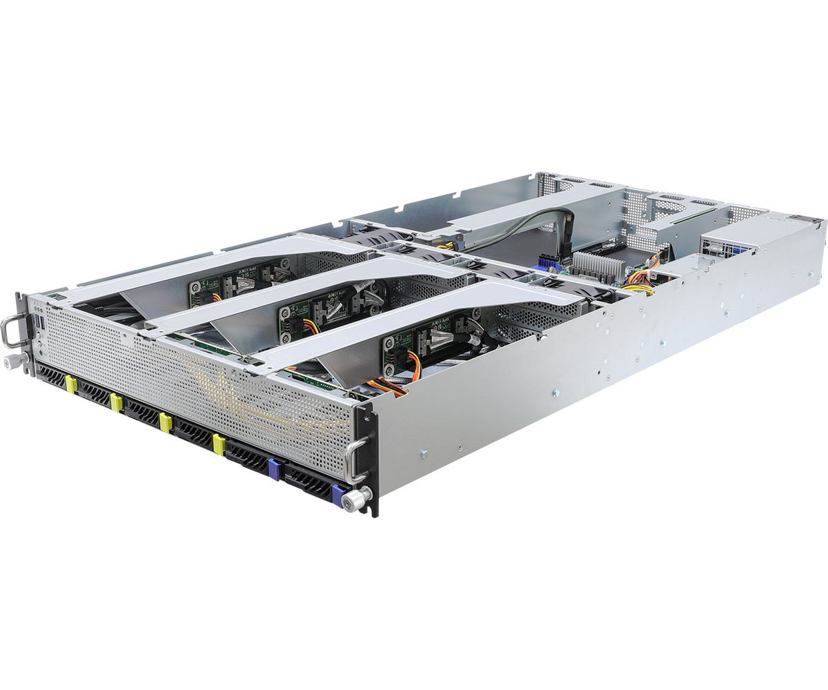 ASRock 2U4G-GENOA/M3, RACK 2U, UP, AMD EPYC 9004, 6xSFF, 4xGPU, Red. PSU, IPMI