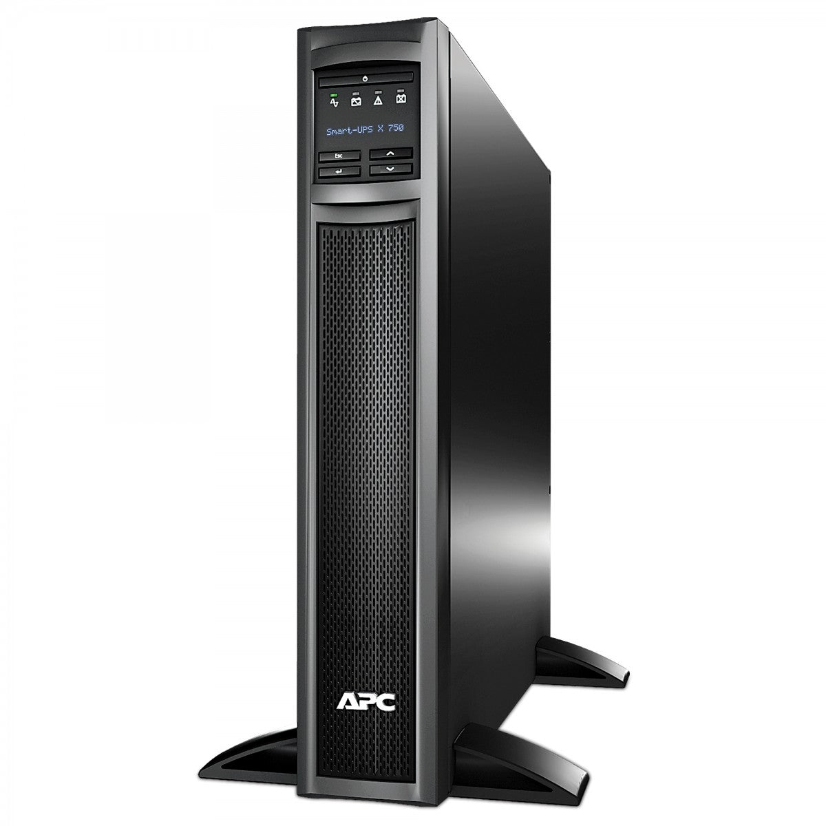 APC Smart-UPS X 750 Rack/Tower LCD UPS rack-mountable AC 230V 600Watt 750VA output connectors 8 2U Black