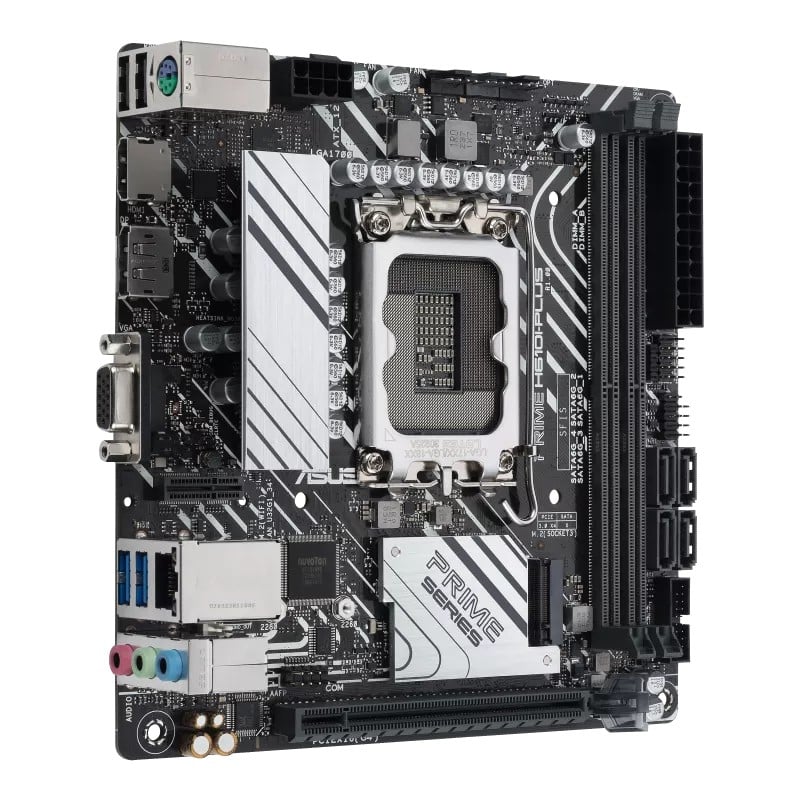 ASUS PRIME H610I-PLUS-CSM Intel LGA 1700 2DDR5 miniATX 4xSATA MB 1xHDMI 1xDP 1xD-Sub