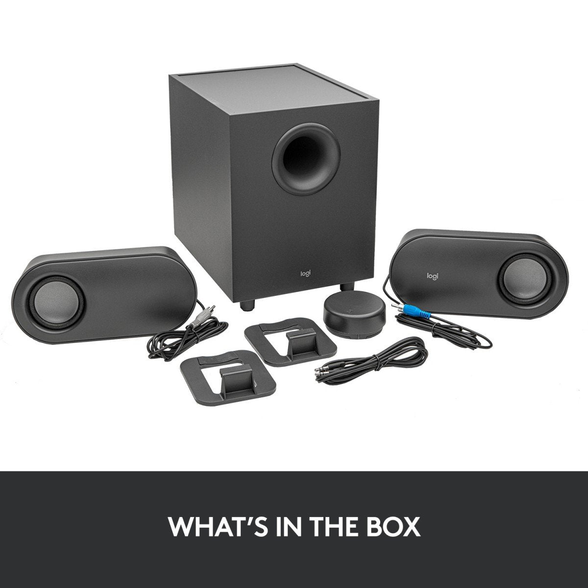 LOGITECH Z407 Android Edition speaker system for PC 2.1channel wireless Bluetooth USB 40 Watt Total graphite grey