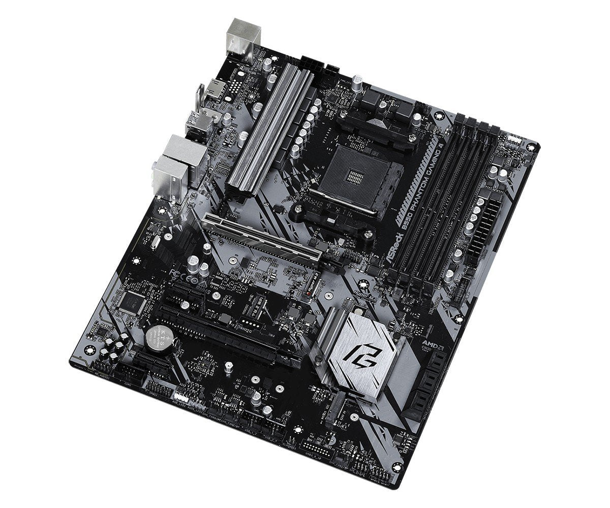 ASRock 90-MXBCY0-A0UAYZ Carte mere B550 Phantom Gaming 4 ATX pour AMD Ryzen