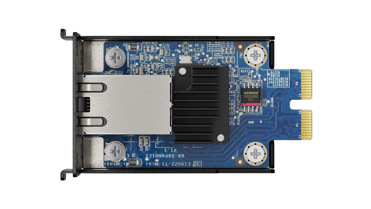 SYNOLOGY E10G22-T1-Mini Connectivity Boost for Bandwidth-Heavy Applications 1x10GbE RJ-45 Gbps/100Mbps