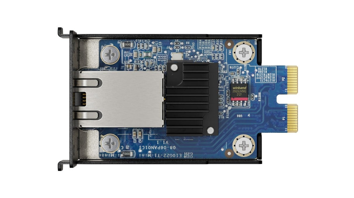 SYNOLOGY E10G22-T1-Mini Connectivity Boost for Bandwidth-Heavy Applications 1x10GbE RJ-45 Gbps/100Mbps