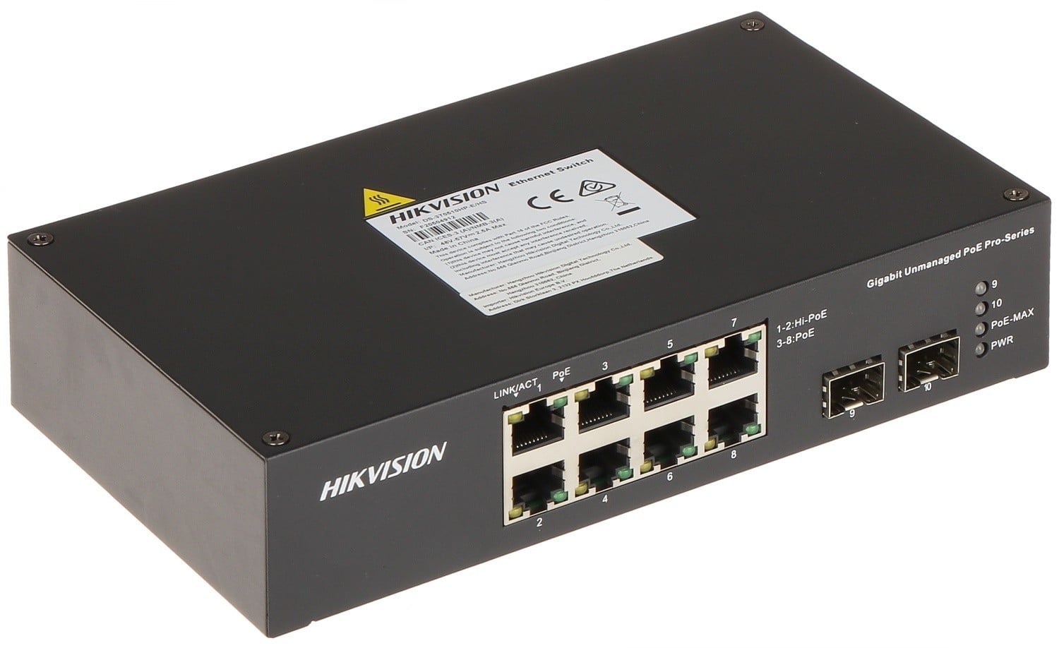 Hikvision DS-3T0510HP-E/HS Commutateur