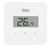 TECH-CONTROLEURS WG.11.0670 Thermostat d'ambiance R-12B filaire, blanc, dédié aux rails L-X et L-12