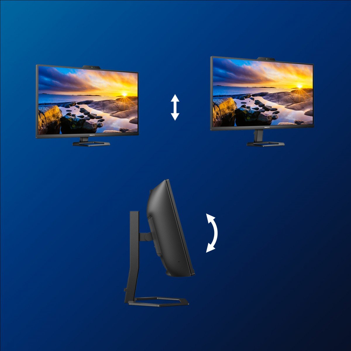 PHILIPS 34E1C5600HE/00 34p 3440x1440 VA Curved H/A 130 MM ULTRAWIDE USB-C DISPLAY