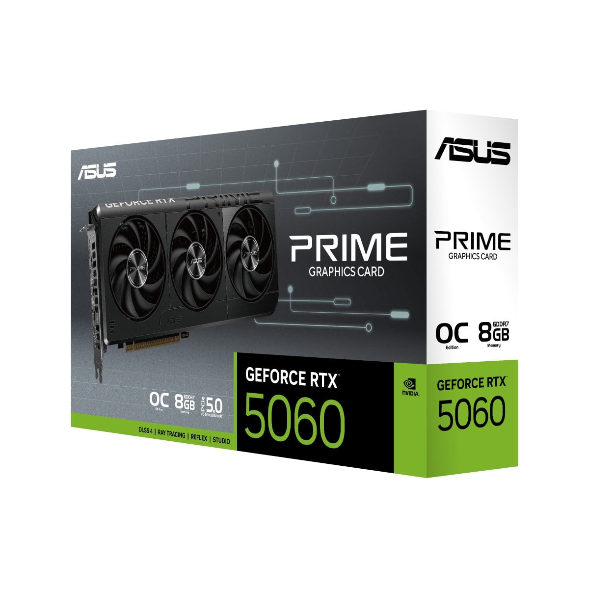 ASUS PRIME RTX 5060 OC 8Go GDDR7 3xDP 1xHDMI