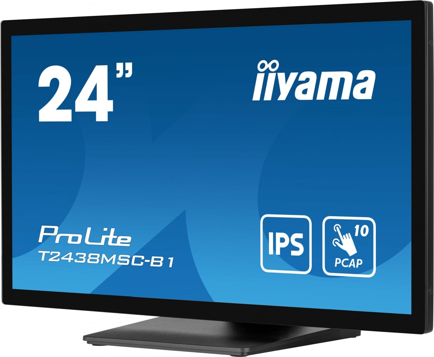 "iiyama ProLite T2438MSC-B1 écran plat de PC 60,5 cm (23.8"") 1920 x 1080 pixels Full HD LED Écran tactile Noir"