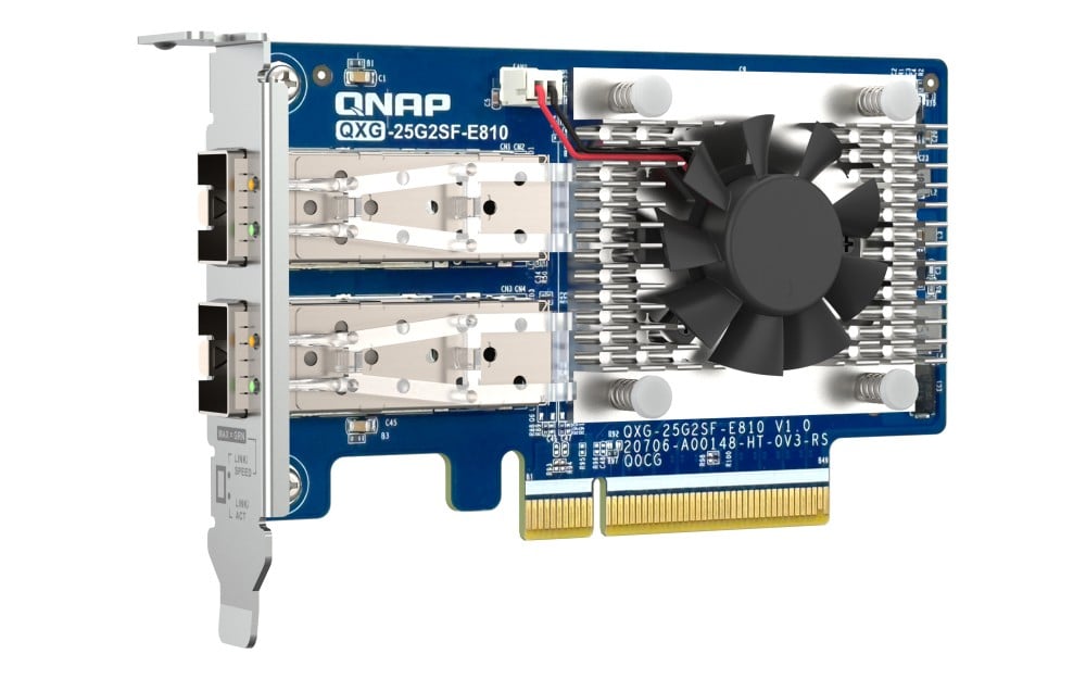 Dual-port SFP28 25GbE network expansion