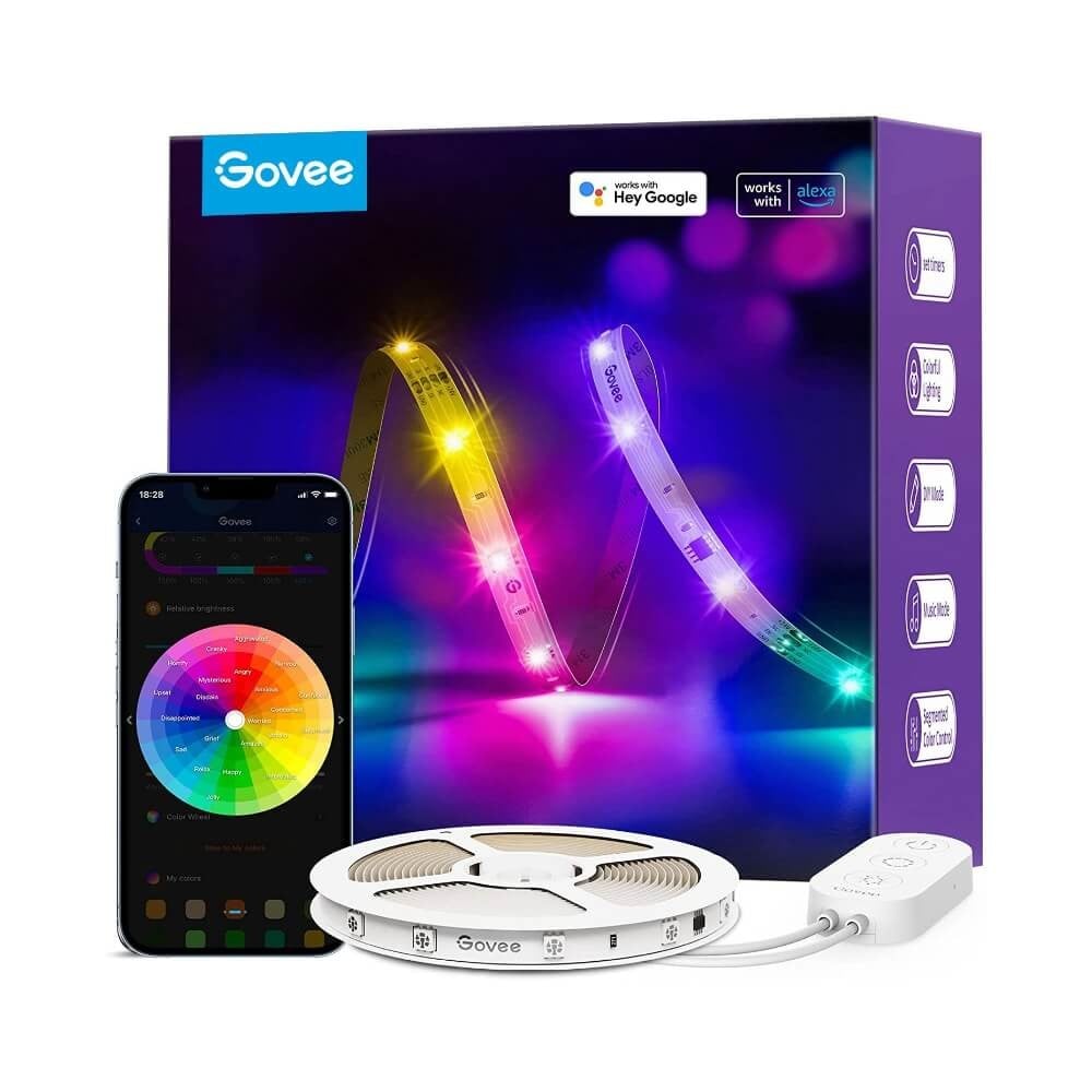 Govee H618C Lampe LED Bande 10m | Bande LED | Wi-Fi, Bluetooth, RGBIC