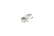 RJ12 Modular plug (6P6C), unshielded, stranded cable, 100 pieces