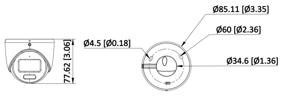 Hikvision DS-2CE70DF3T-LMFS(2.8mm) 2 MP Caméra Turret ColorVu a double éclairage fixe