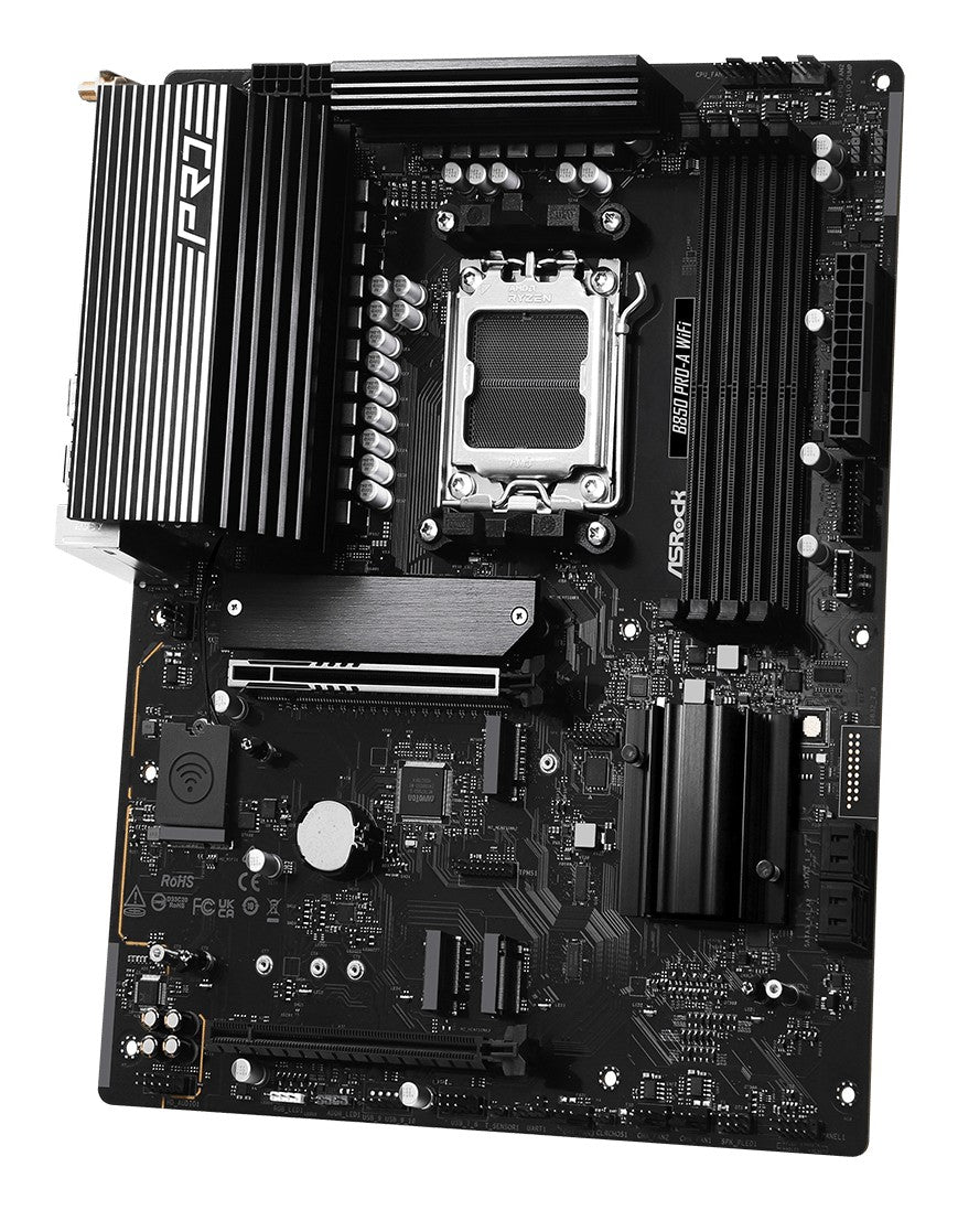 ASRock 90-MXBQN0-A0UAYZ Carte mere B850 Pro-A WiFi avec support DDR5 et PCIe 5.0