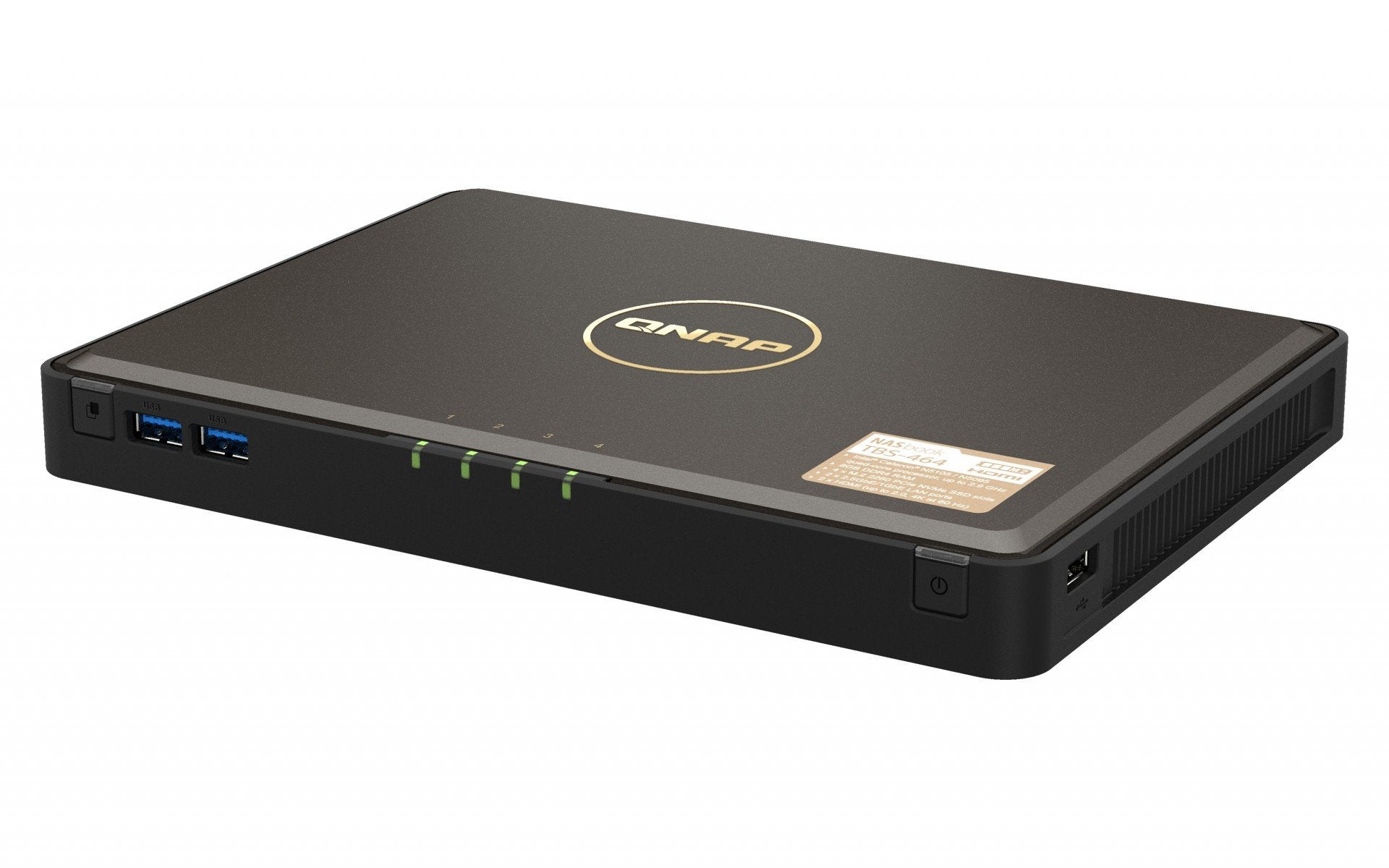 4-bay M.2 PCIe SSD NASbook Intel Celero