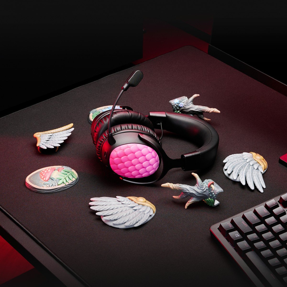 HyperX Cloud III S Wireless - Casque Gaming (Noir-Rouge)