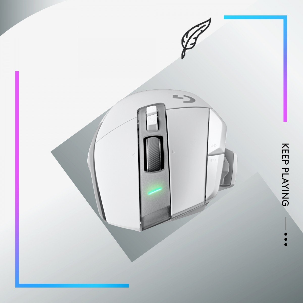 LOGITECH G502 X LIGHTSPEED - WHITE/CORE - EER2