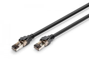 Câble de raccordement RJ45-RJ45, Cat. 8.1, S/FTP, AWG 24/7, LSOH, 2 m, noir