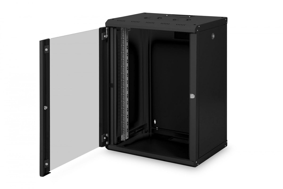 Digitus DN-19 16-U-SW étagere 16U Rack monté sur le mur Noir