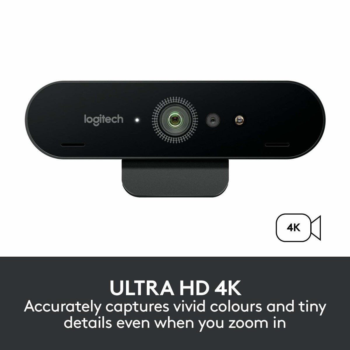 Logitech 960-001194 BRIO Stream Webcam 1080p 60 ips USB 3.0 Noir