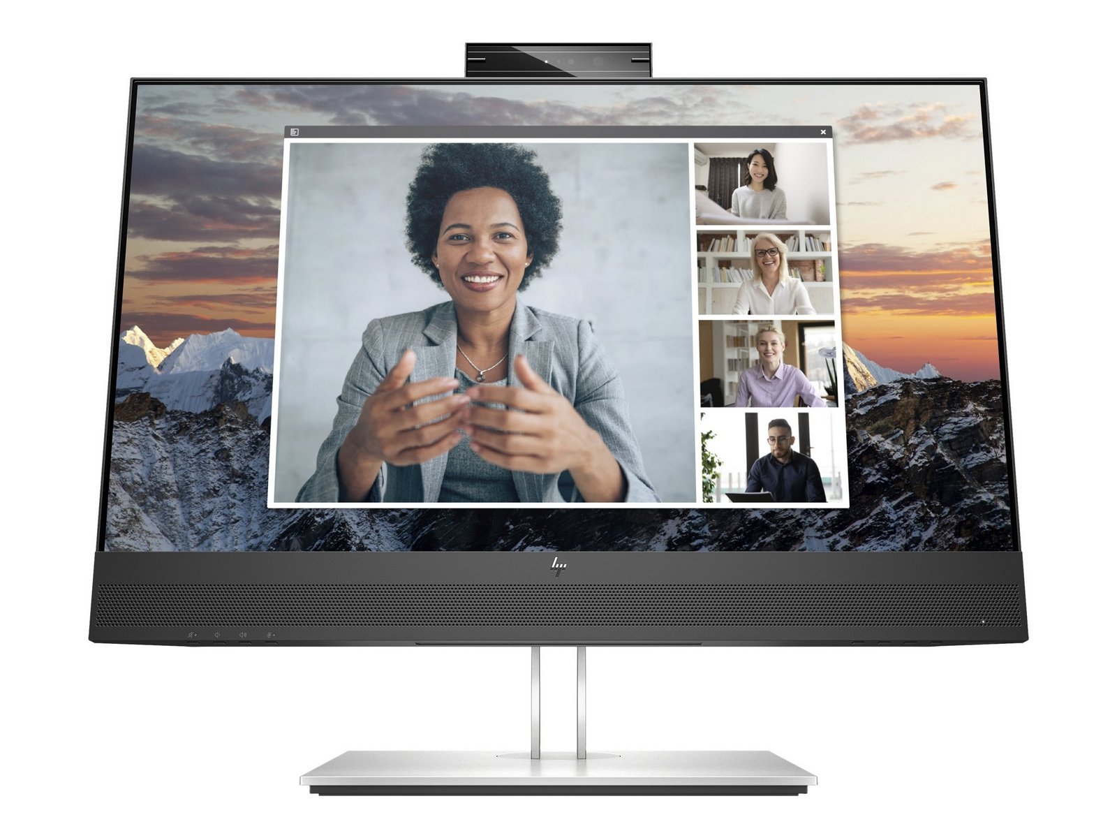 "HP E24m G4 60,5 cm (23.8"") 1920 x 1080 pixels Full HD Noir, Argent"