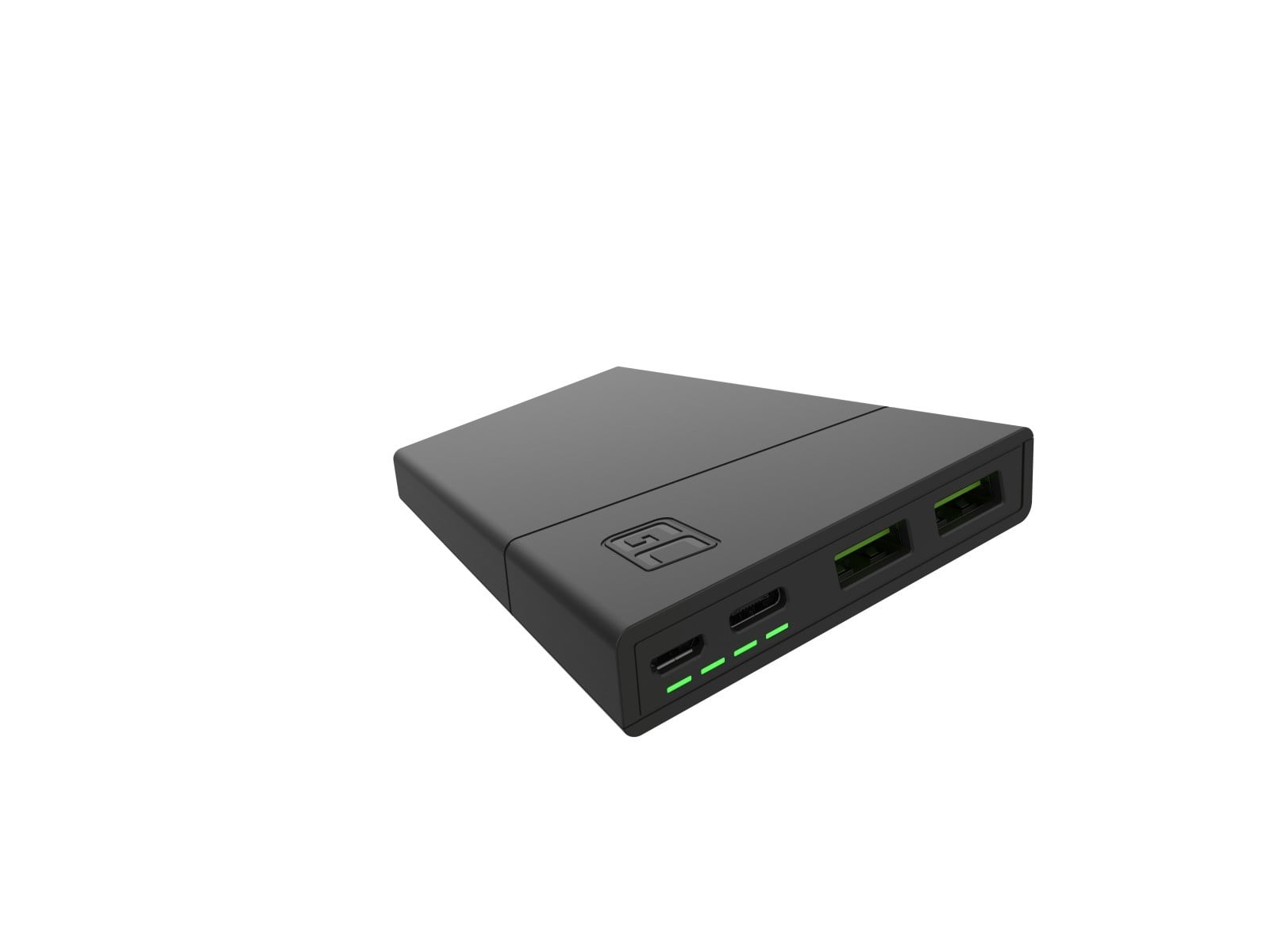 Green Cell PBGC02S banque d'alimentation électrique Lithium Polymere (LiPo) 10000 mAh Noir