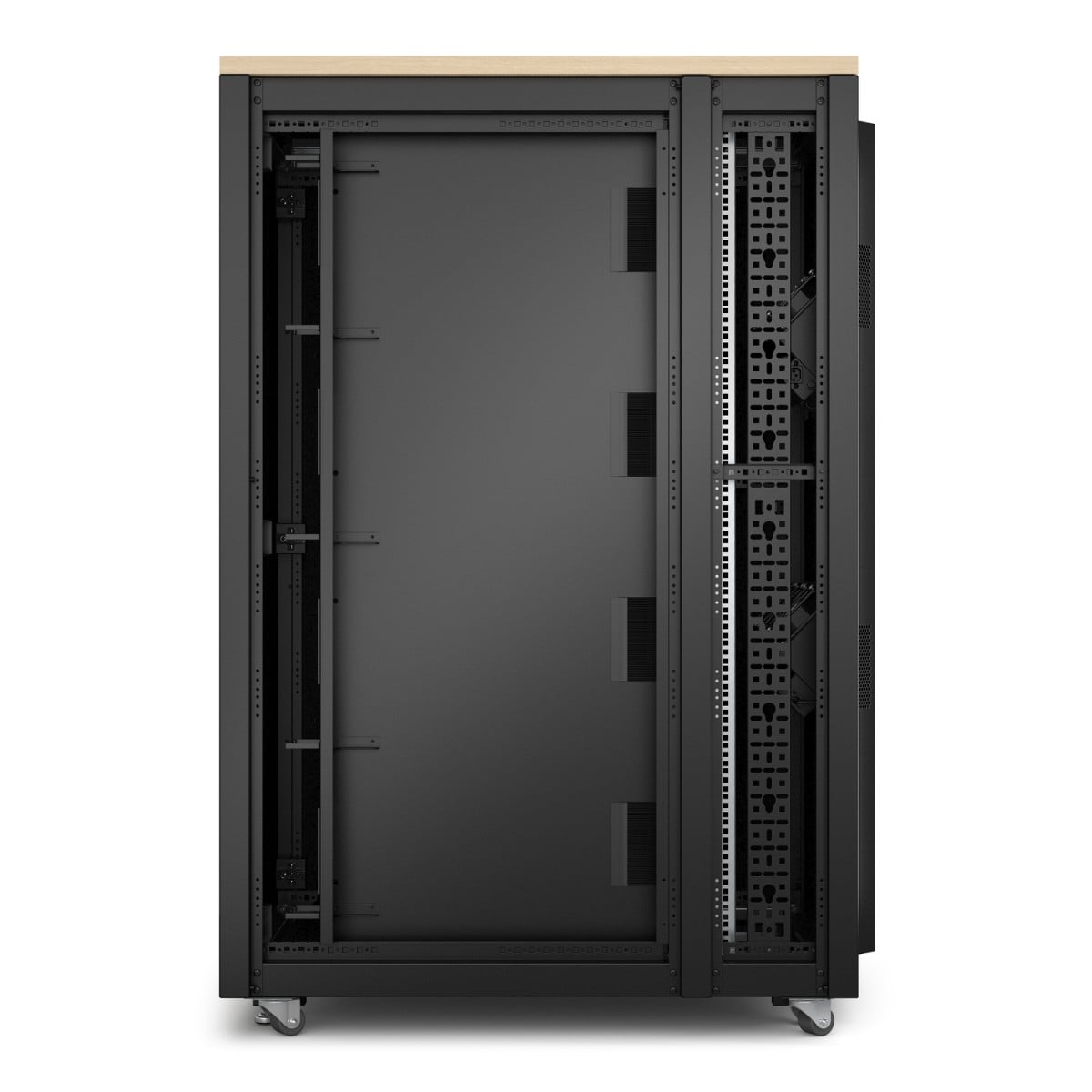 APC NetShelter Soundproof Server Rack 32U 230V 1666H x 750W x 1134D mm Maple
