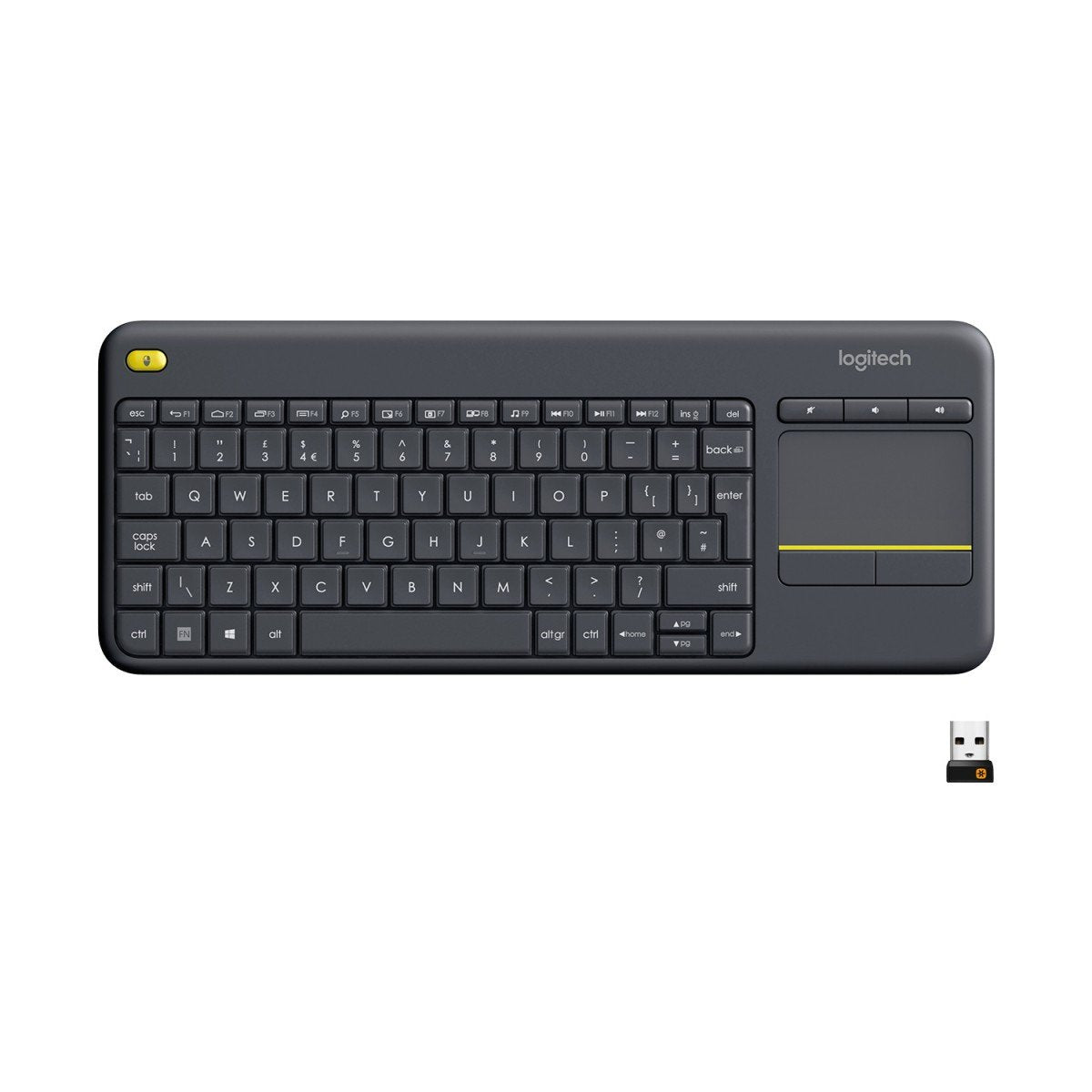 Logitech 920-007145 clavier Universel RF sans fil QWERTY US International Noir
