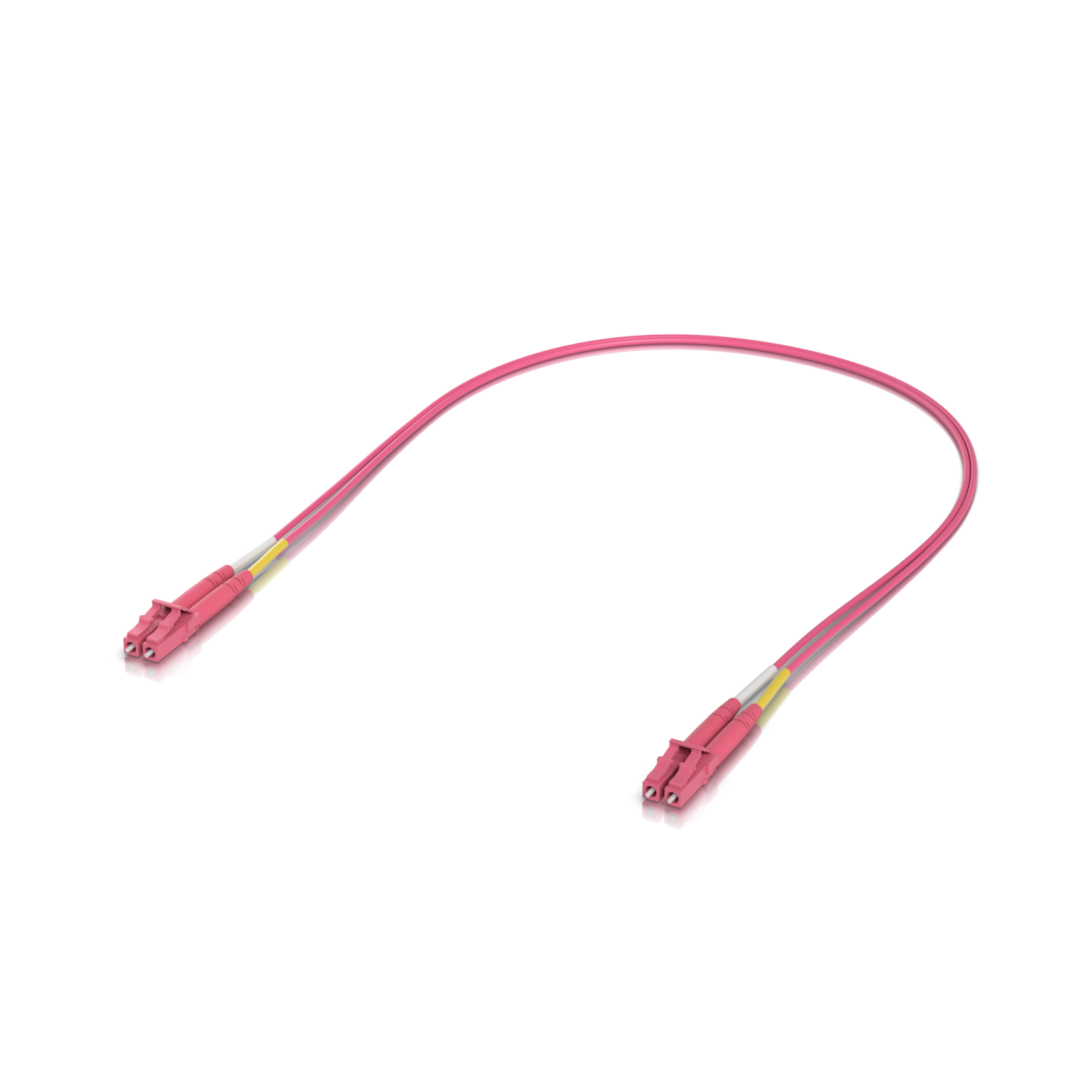 Ubiquiti UACC-OFC-M2-LULU-0.5M-50 câble InfiniBand et a fibres optiques 0,5 m LC LC/LC Rose