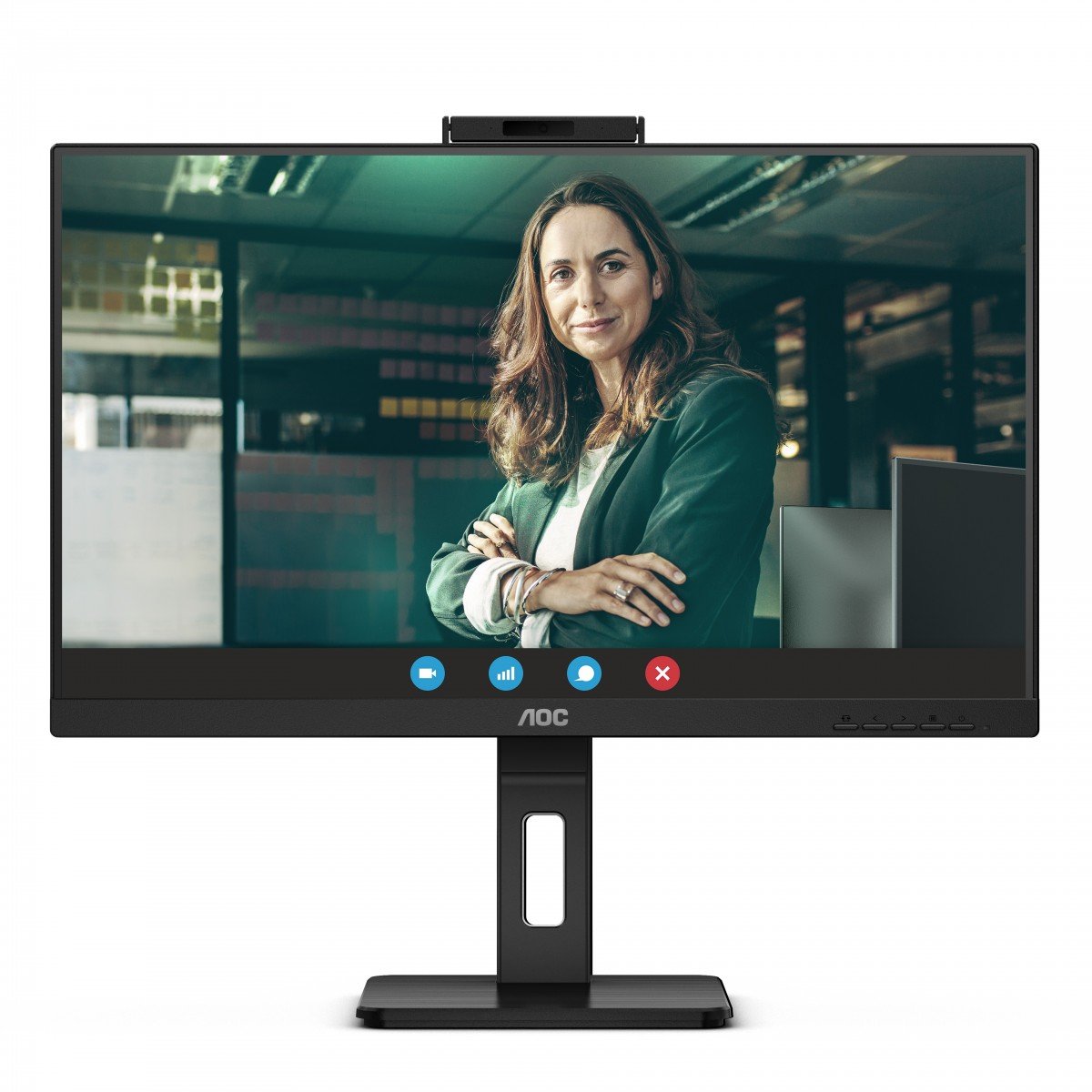AOC 24P3CW 24P3CW - Ecran- 24" 1920 x 1080 Full HD (1080p) @ 75 Hz - IPS - 300cd/mÂ² - 1000:1 - 4 ms - HDMI, 2xDP - USB-C - enceintes