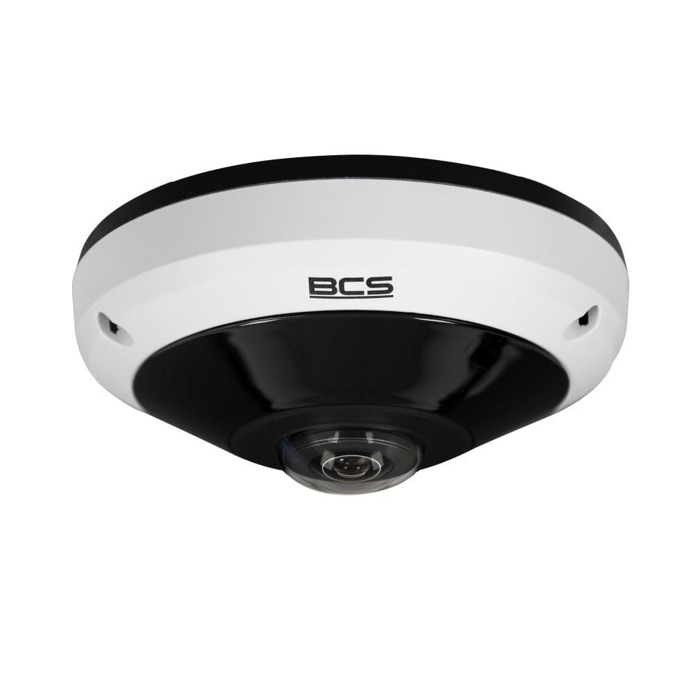 BCS BCS-U-FIP55FWR2 Caméra IP 5MP Fisheye avec WDR, IR 20m et boîtier IP67, IK10