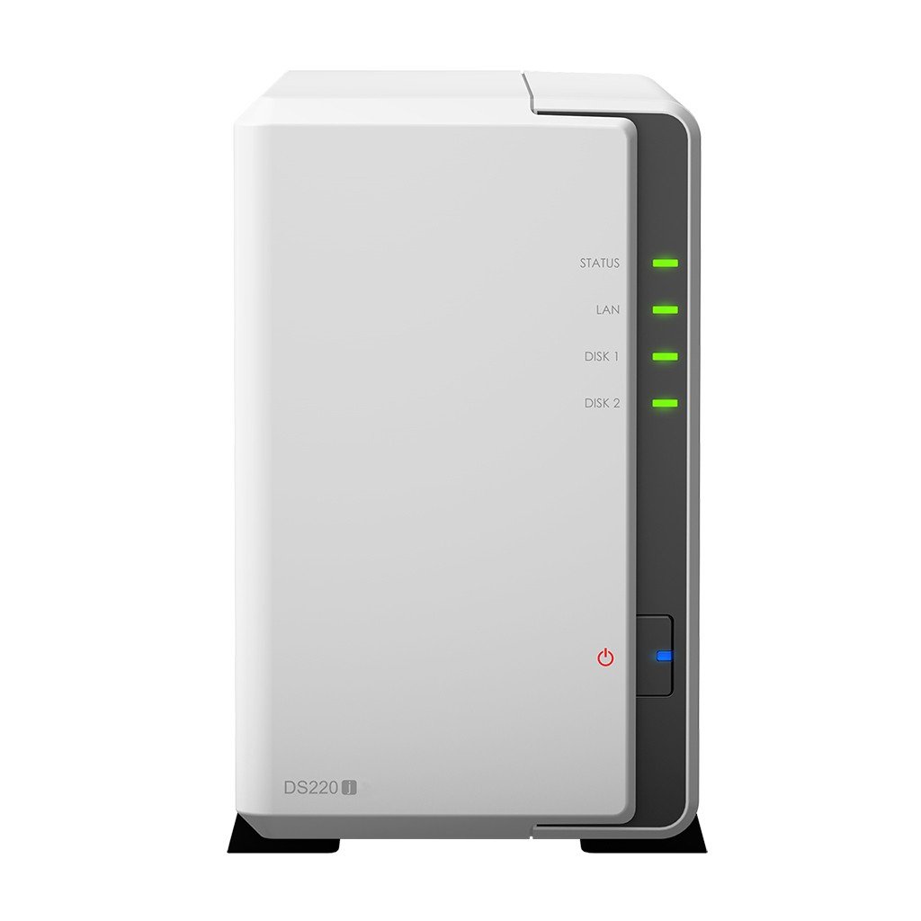 Synology DiskStation DS220j NAS Mini Tower Ethernet/LAN Blanc RTD1296