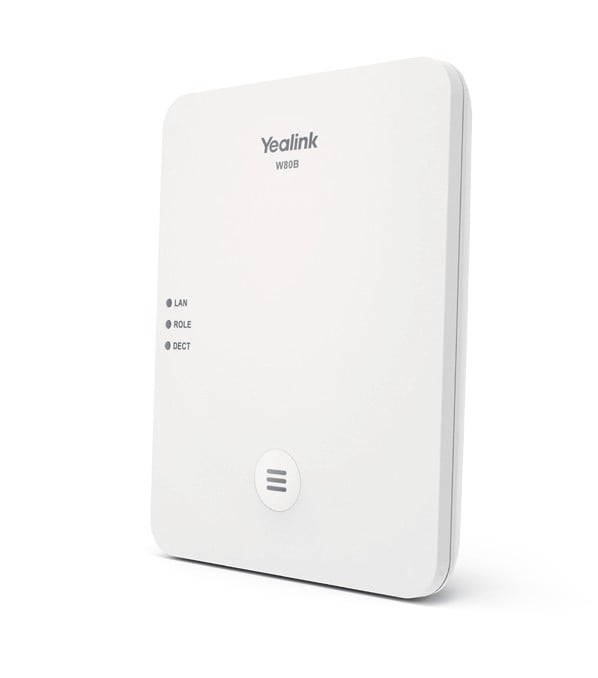 Yealink 1302012 W80B Dispositif de Communication Sans Fil Portée 300m Blanc