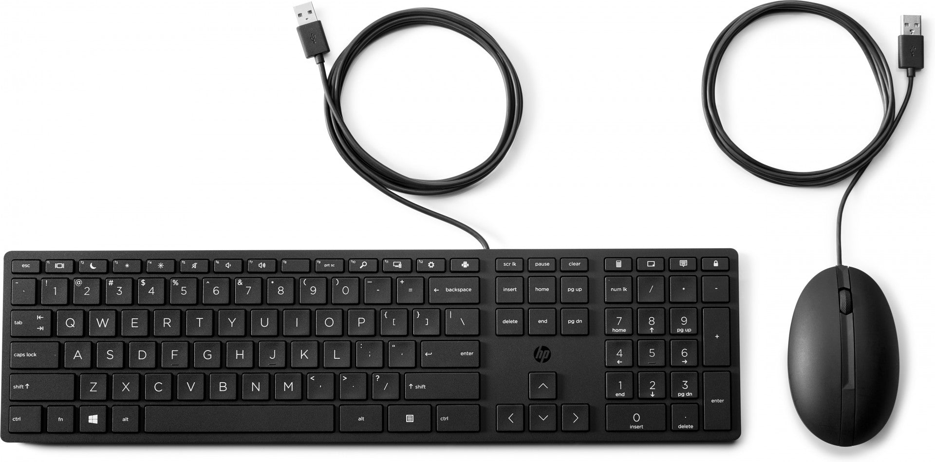 HP ensemble cordé USB 320MK noir QWERTY (9SR36AA#ABB)