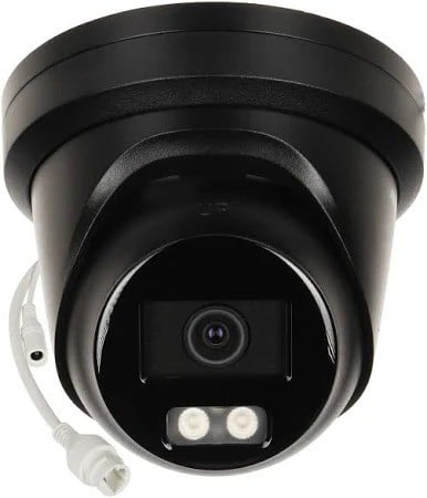 Hikvision DS-2CD2346G2H-IU(2.8mm)(eF)/NOIR Caméra réseau fixe turret 4 MP alimentée par Darkfighter