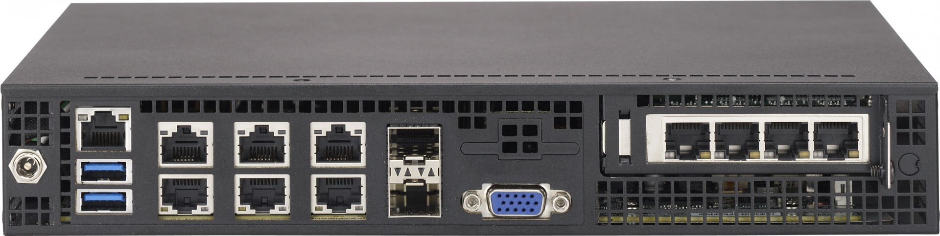 Supermicro CSE-E300 unité centrale Support Noir