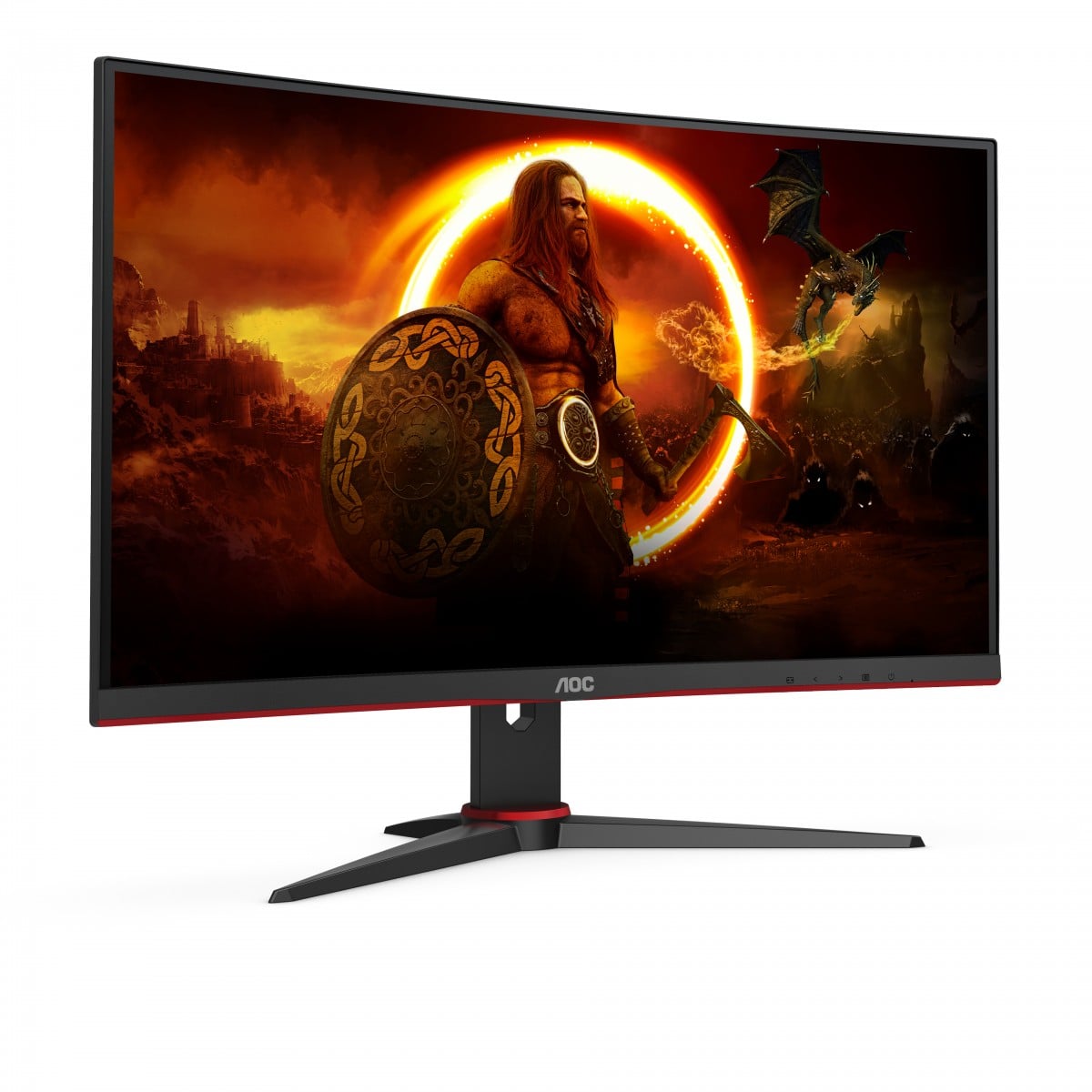 AOC C27G2E/BK 27p VAFHD 165Hz 4ms 250cd/m2 DSub 2xHDMI 2.0 DP