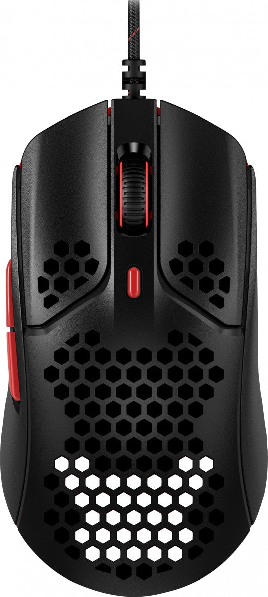 Souris de jeu HyperX Pulsefire Haste - USB avec fil - Pixart PAW 3335 16000 DPI 59g noir-rouge