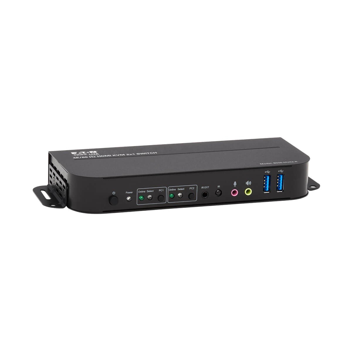 EATON TRIPPLITE HDMI KVM 2-Port 4K 60Hz 4 4 4 HDR HDCP 2.2 Support IR Remote and USB Cables KVM/audio/USB switch 2 x KVM