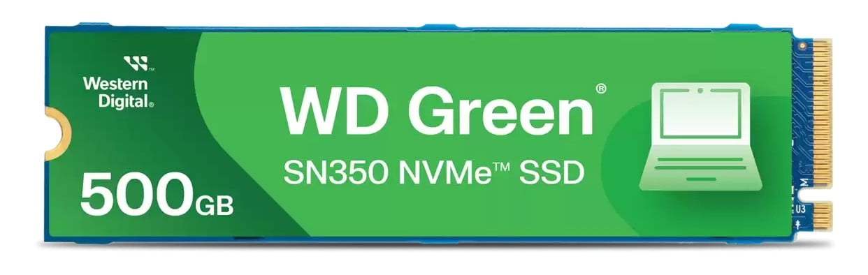 WD Green SN350 NVMe SSD 500Go M.2 2280 PCIe Gen3