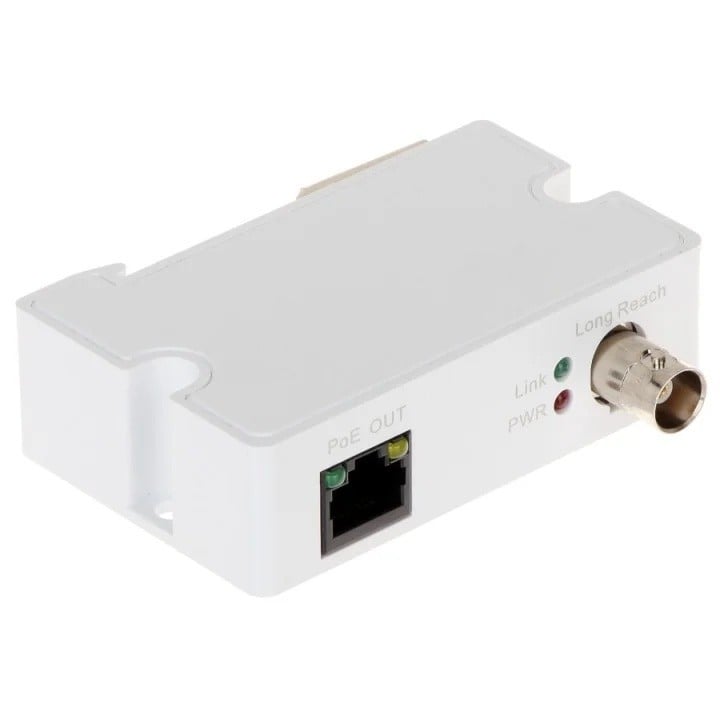 Dahua LR1002-1ET-V3 Émetteur ePoE Extender, 1x RJ45, 1x BNC, portée PoE jusqu'a 800m