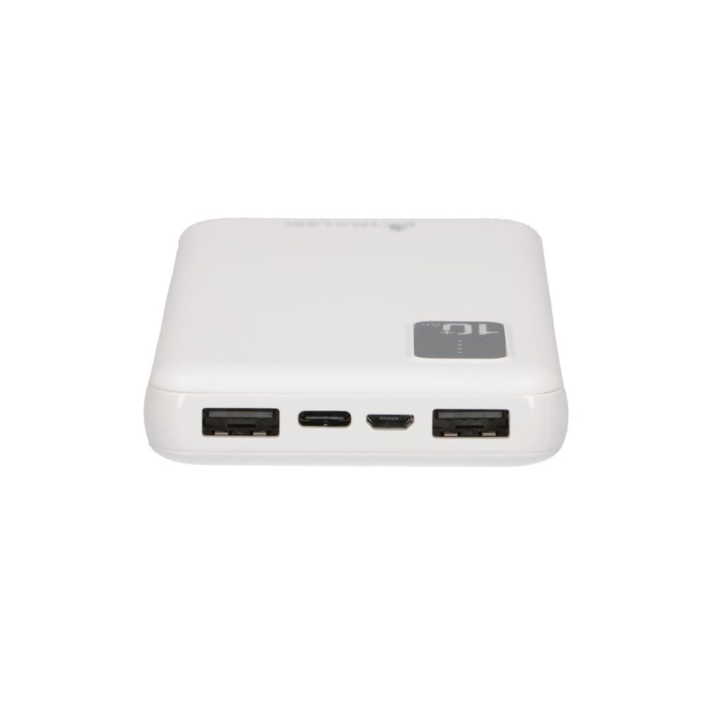 Extralink EX.19638 banque d'alimentation électrique Lithium Polymere (LiPo) 10000 mAh Blanc