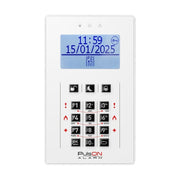 BCS PULSON LCD/C WH Clavier LCD blanc avec boutons en caoutchouc