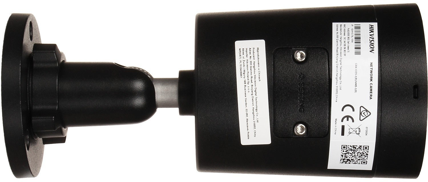 Hikvision DS-2CD2083G2-LI2U(2.8mm)(NOIR) Caméra Réseau Bullet Fixe 8 MP avec Acusense et Éclairage Hybride Intelligent