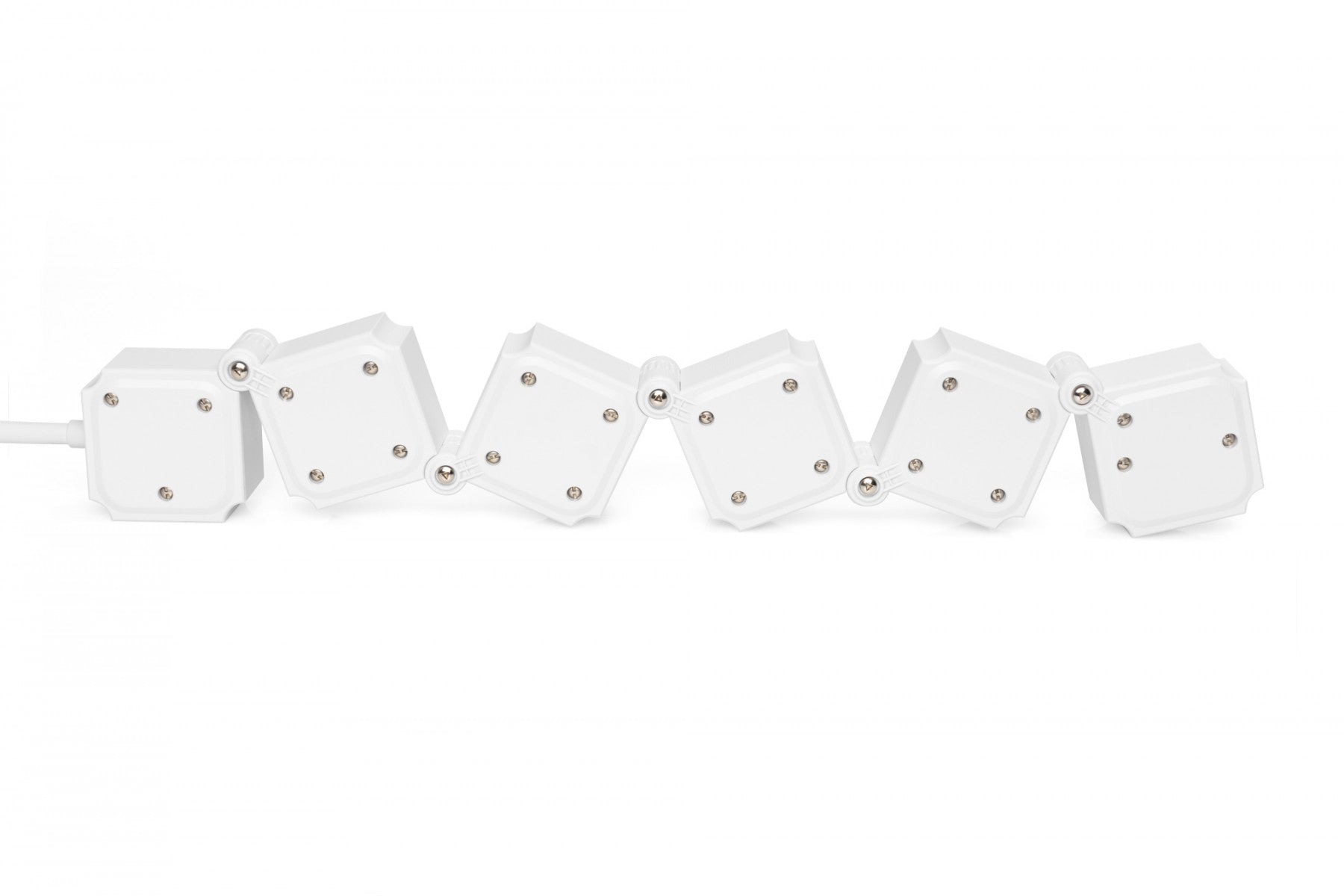 Digitus DA-70620 multiprise 1,6 m 4 sortie(s) CA Intérieure Noir, Blanc