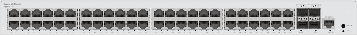 HUAWEI S220-48T4S 48x10/100/1000BASE-T ports 4xGE SFP ports built-in AC power eKit