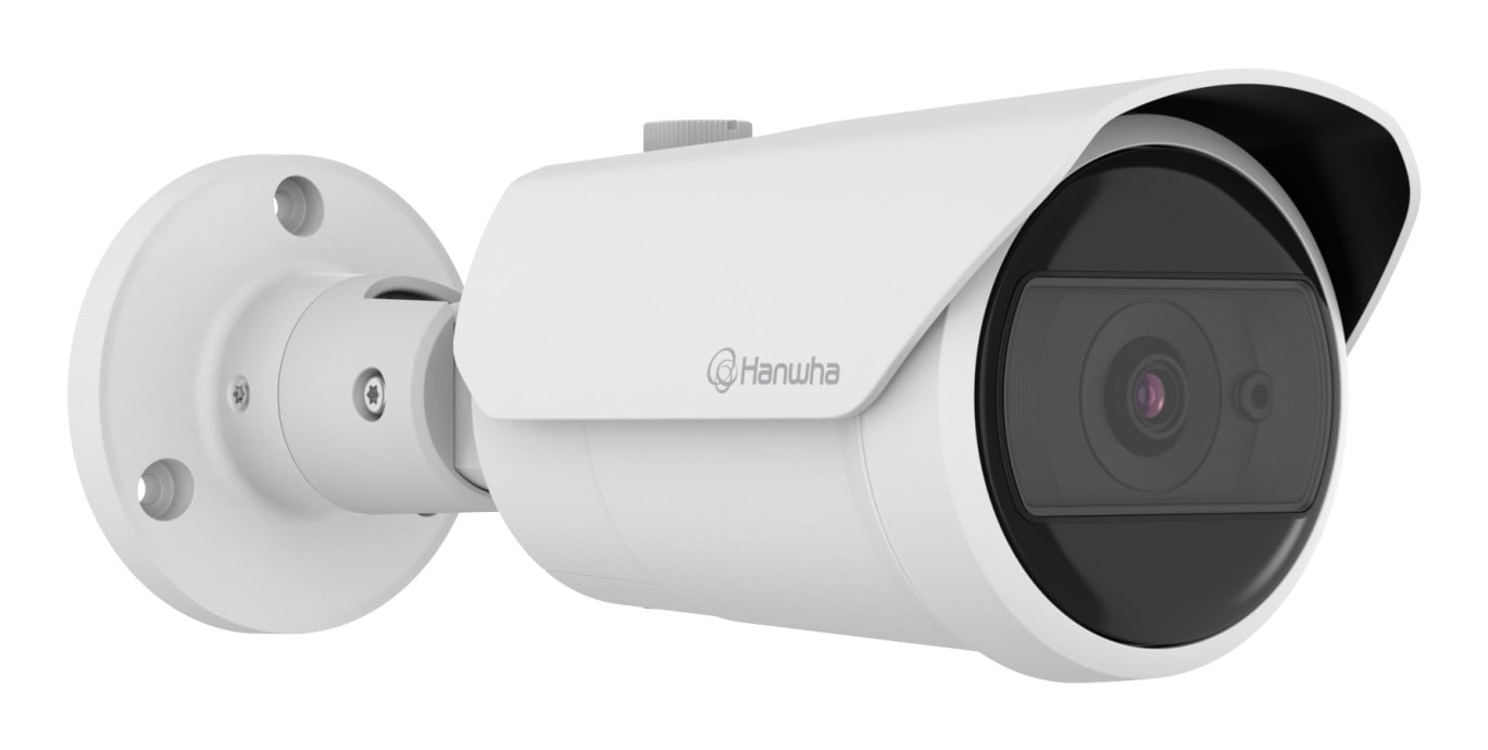 Hanwha QNO-C8013R caméra de sécurité Balle (forme) Caméra de sécurité IP Extérieure 2592 x 1944 pixels Plafond/mur