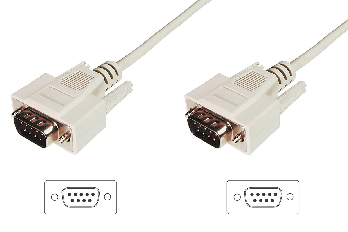Digitus AK-610107-030-E câble Série Beige 3 m D-Sub (DB-25)