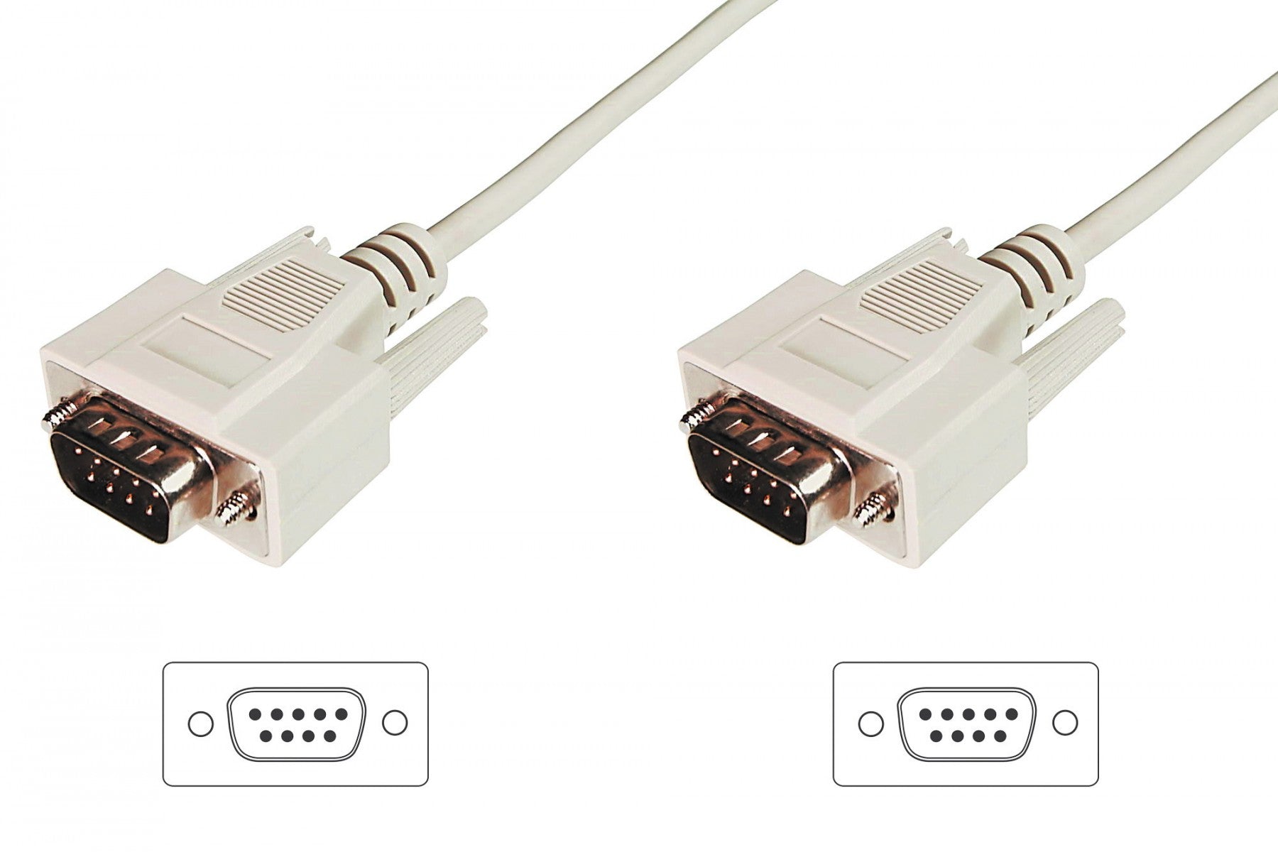 Digitus AK-610107-030-E câble Série Beige 3 m D-Sub (DB-25)